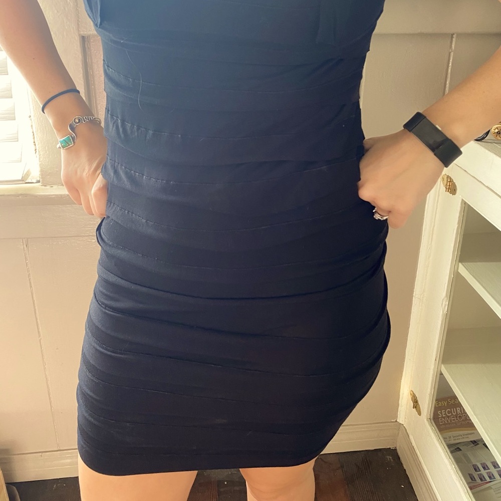 BCBG Black Cotton Mini